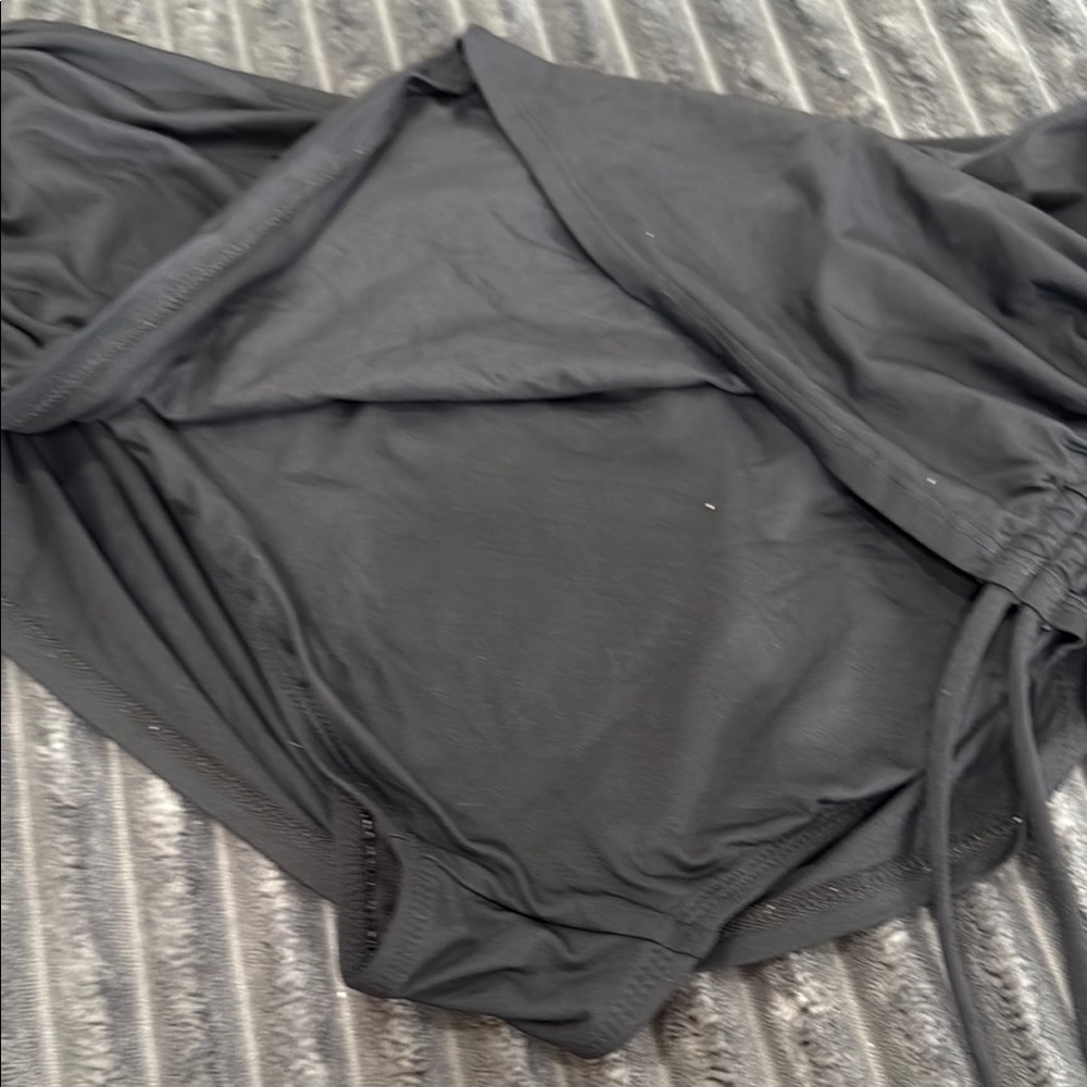 Black Ruched Bikini Bottom - Picture 5 of 5